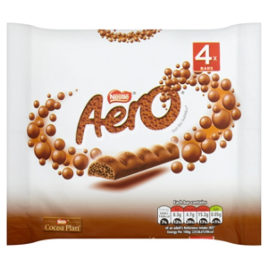 Picture of Aero Bubbly Choc MULTIPACK 4pk(27g)  x14